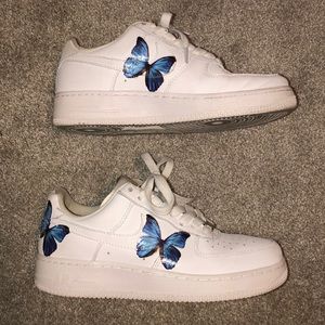 Custom butterfly Nikes